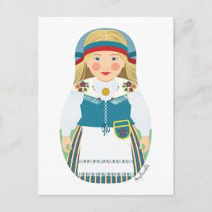 Finn Matryoshka Postcard