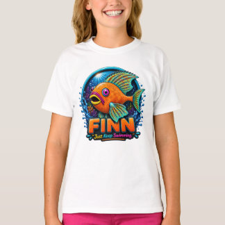 Finn the Dolphin – “Ride the Waves of Wonder” T-Shirt
