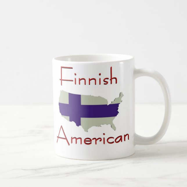 Finniah American (USA Map) Coffee Mug (Right)