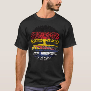 Finnisch Deutsch Deutschland Baum Wurzel T-Shirt
