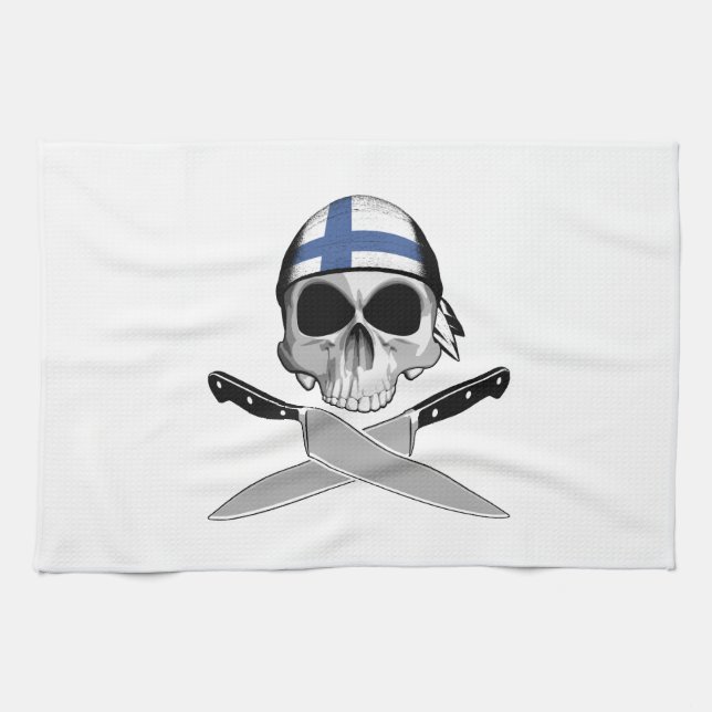 Finnish Chef Tea Towel (Horizontal)