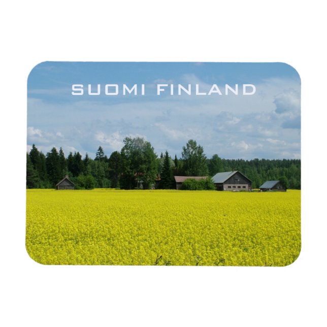 Finnish Countryside custom magnet (Horizontal)