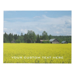 Finnish Countryside custom notepad