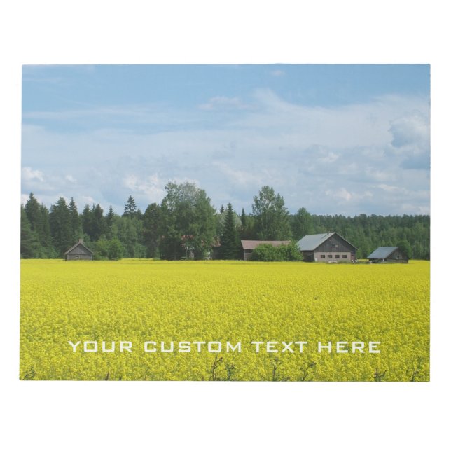 Finnish Countryside custom notepad (Front)