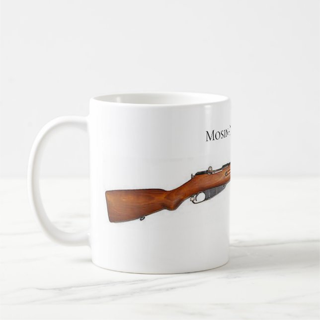Finnish Finn Mosin Nagant M39 Coffee Mug (Left)