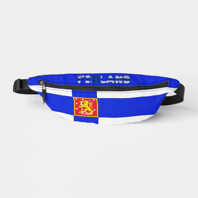 Finnish flag bum bags (Front)