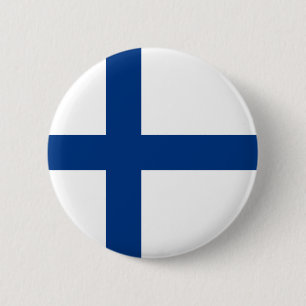 Finnish Flag (Finland) Button