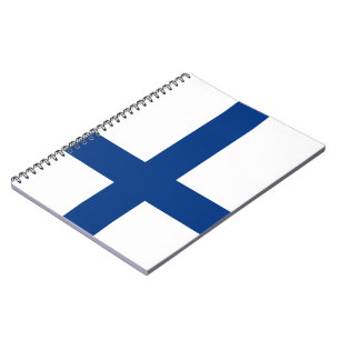 Finnish Flag (Finland) Notebook