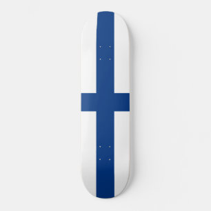 Finnish Flag (Finland) Skateboard