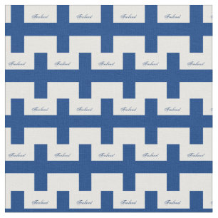 Finnish Flag & Finland Trendy Fabric /fashion Finn