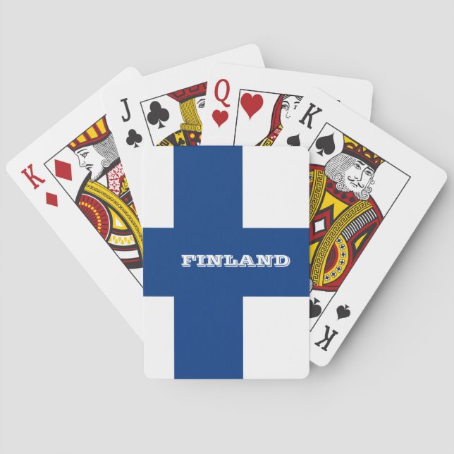 Finnish Flag Games, Finland Playing Cards (Back)