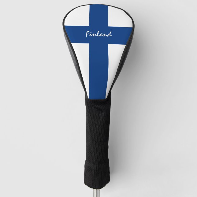 Finnish Flag & Golf Finland sports Covers /clubs (Front)