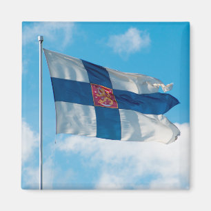 Finnish Flag Magnet