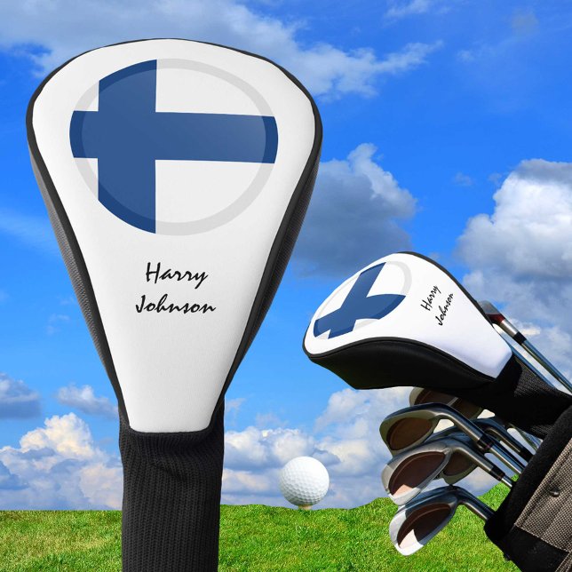 Finnish Flag & Monogrammed Golf Clubs Covers (Creator Uploaded)