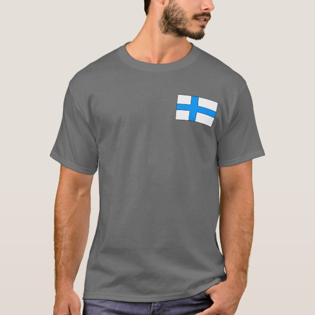 Finnish Flag T-shirts and Gifts (Front)