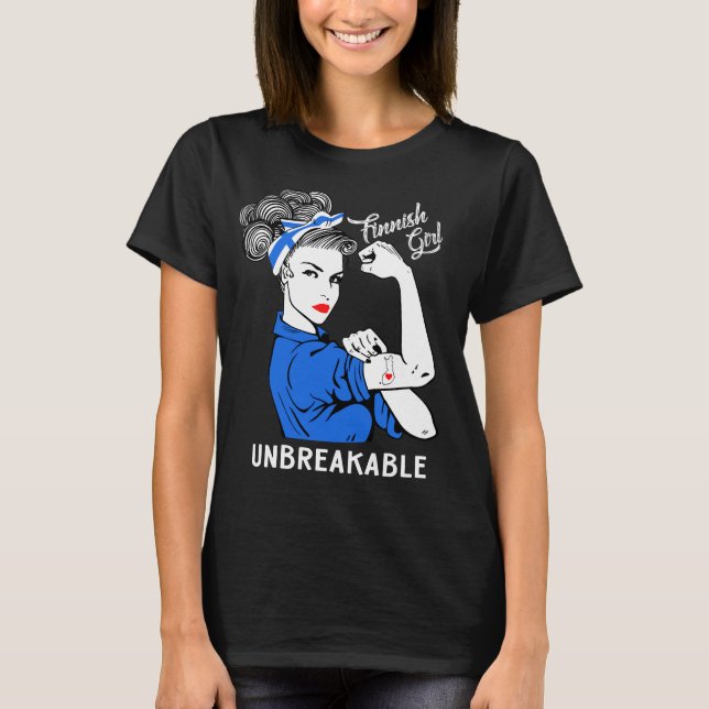 Finnish Girl Unbreakable T-Shirt (Front)