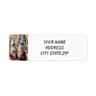 **FINNISH GNOME** CHRISTMAS RETURN ADDRESS LABEL
