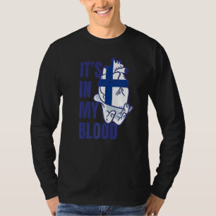 Finnish Heart Blood Veins Hand Flag Finland T-Shirt