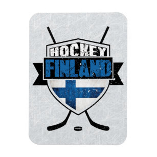 Finnish Hockey Shield Suomi Magnet