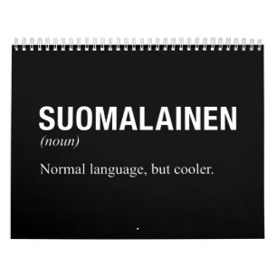 FINNISH Language Calendar