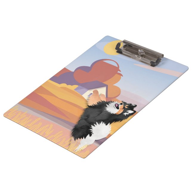 FINNISH LAPPHUND  Acrylic Clipboard (Angled)