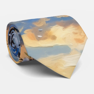 Finnish Lapphund Christmas Boat Holiday Tie