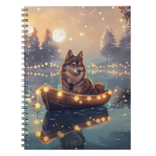 Finnish Lapphund Christmas Festive Voyage Notebook