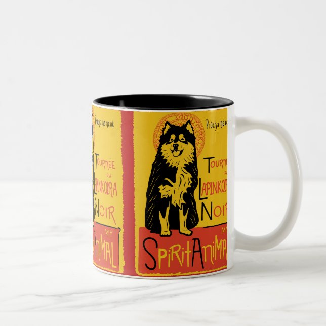 Finnish Lapphund Cute Dog Coffee Mug (Right)