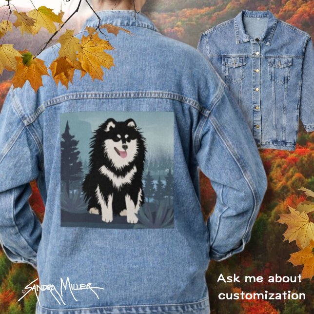 FINNISH LAPPHUND Denim Jacket (Creator Uploaded)