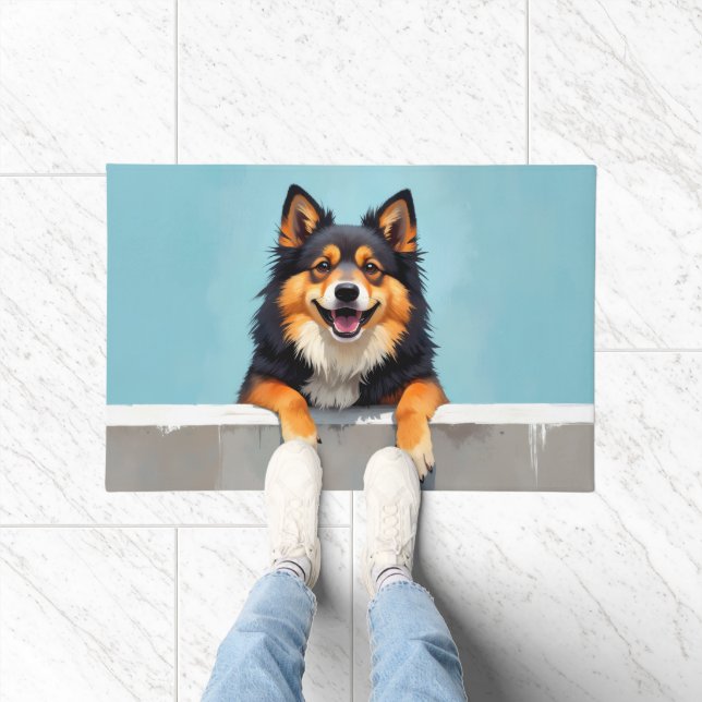 Finnish Lapphund Doormat Art (Indoor)