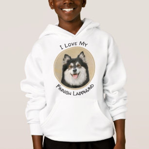 Finnish Lapphund Painting - Cute Original Dog Art