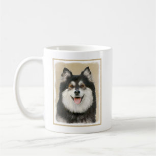 Finnish Lapphund Painting - Cute Original Dog Art Coffee Mug