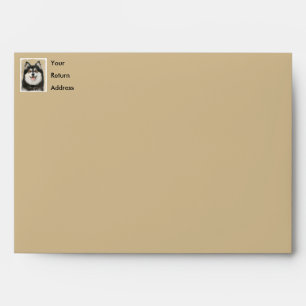 Finnish Lapphund Painting - Cute Original Dog Art Envelope