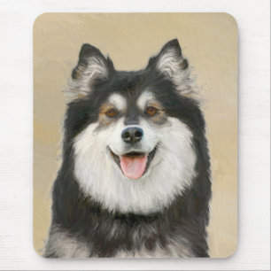 Finnish Lapphund Painting - Cute Original Dog Art Mouse Pad