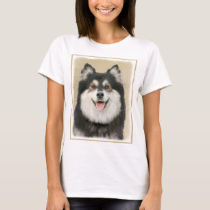 Finnish Lapphund Painting - Cute Original Dog Art T-Shirt