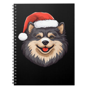 Finnish Lapphund Ugly Sweater Christmas Classic T- Notebook