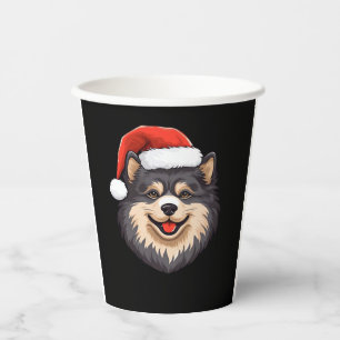 Finnish Lapphund Ugly Sweater Christmas Classic T- Paper Cups