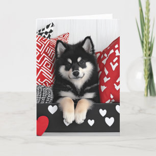 Finnish Lapphund Valentine Card
