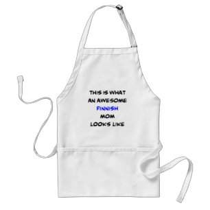 finnish mom, awesome standard apron