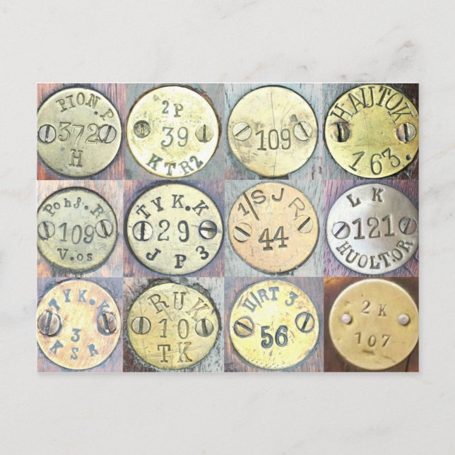 Finnish Mosin Nagant Stock Disc Postcard (Front)