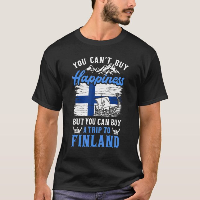 Finnish Scandinavia Finn Finland Susi Suomi Lapp H T-Shirt (Front)
