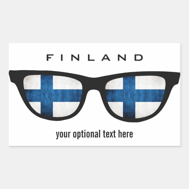 Finnish Shades custom stickers (Front)