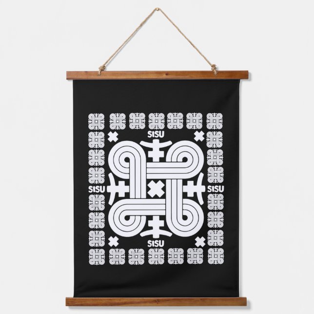 Finnish Sisu Art Hanging Tapestry (Front)