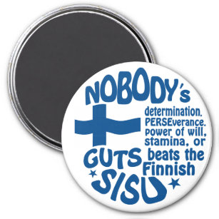 Finnish SISU magnet