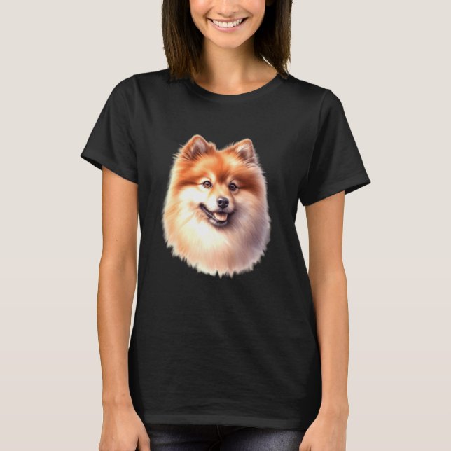 Finnish Spitz Dog T-Shirt (Front)