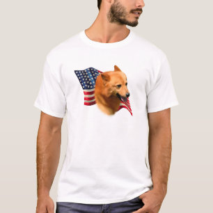 Finnish Spitz Flag T-Shirt
