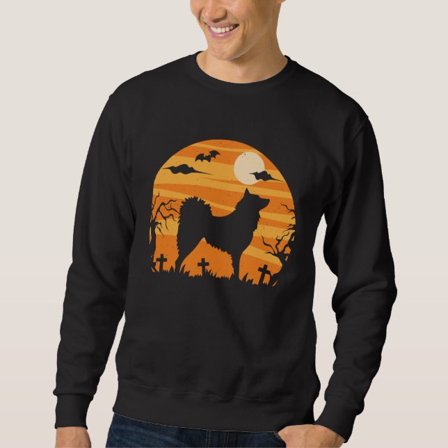 Finnish Spitz Halloween  Costume   Mom Dad Sweatshirt (Front)
