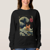 Finnish Spitz Japanese Kanagawa Wave Surf Dog