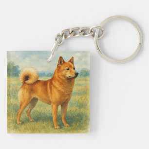 Finnish Spitz Key Ring