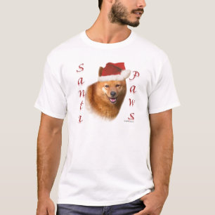 Finnish Spitz Santa Paws T-Shirt